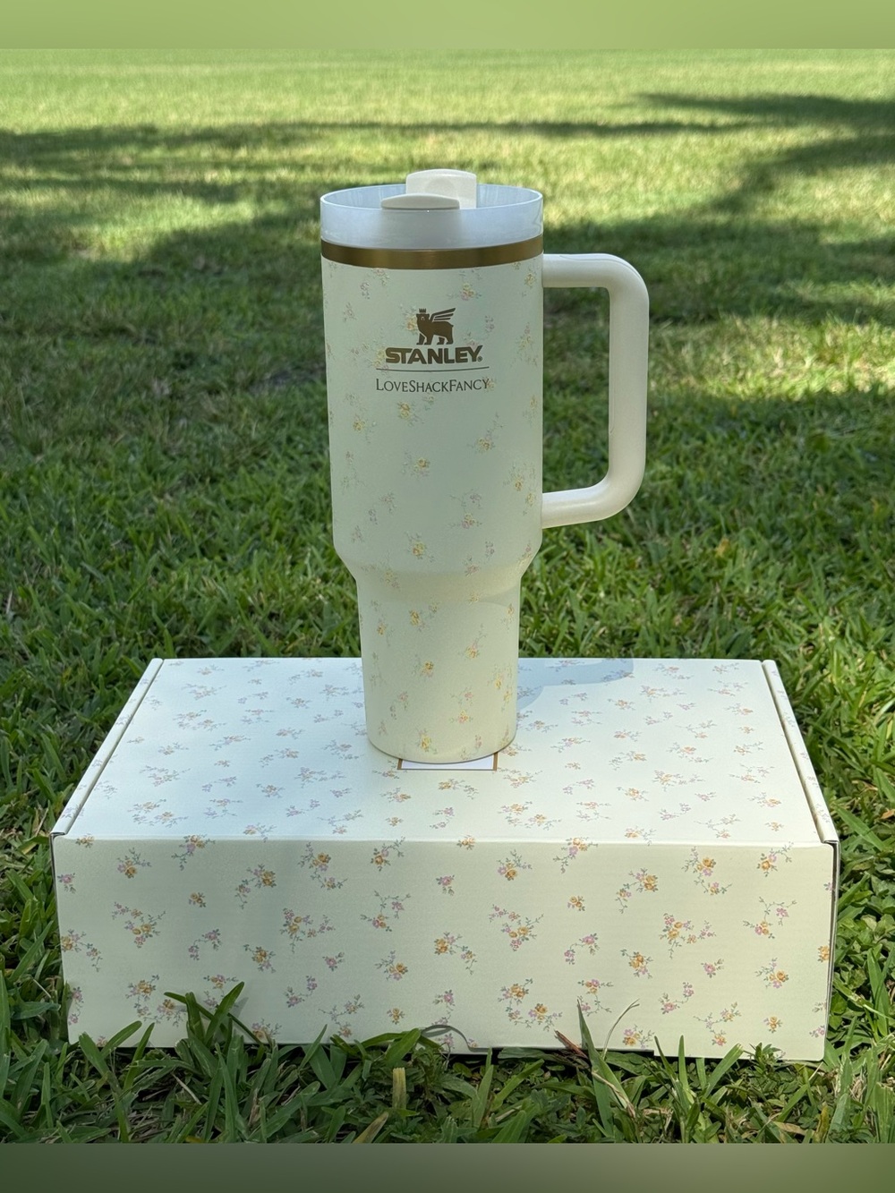 LEMON HAZE Stanley + LOVESHACKFANCY 40oz Quencher Tumbler